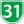 Hanshin Expressway Route Number 31.svg