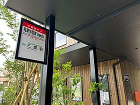 折返場内の3番のりば（2025年6月）