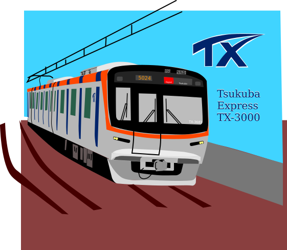 ファイル:TX-3000系のフルベクターイラスト.svg