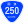 Japanese National Route Sign 0250.svg