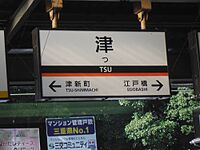 近鉄の駅名標