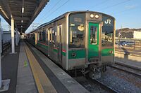 Series 701 F2-502 in Rifu Station.jpg