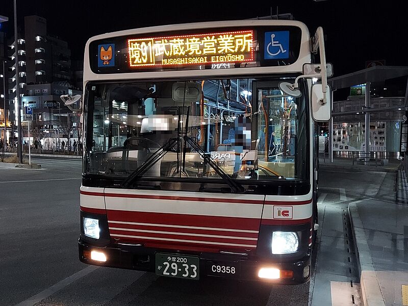 ファイル:小田急バス16-C9358 境91 武蔵境営業所.jpg