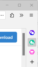 Floorp Daylight 11.1.0のブラウザーマネージャーサイドバーに表示されたワークスペース