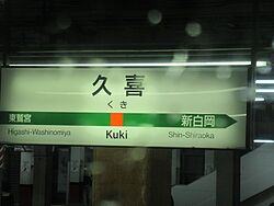 駅名標