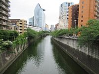 目黒新橋から見た目黒川