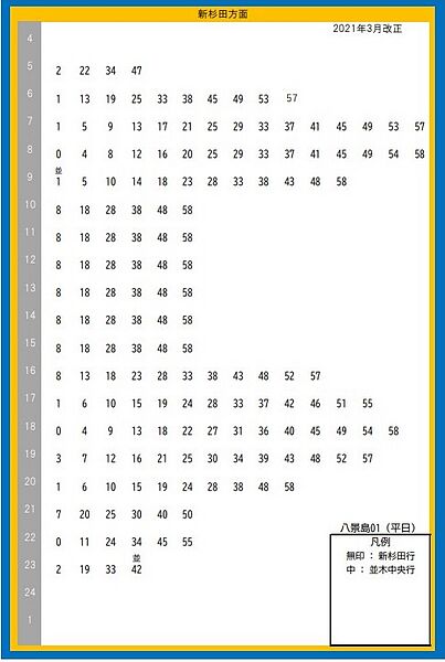 ファイル:Hakkeijima timetable 20210301W.jpg