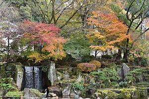 庭園の紅葉