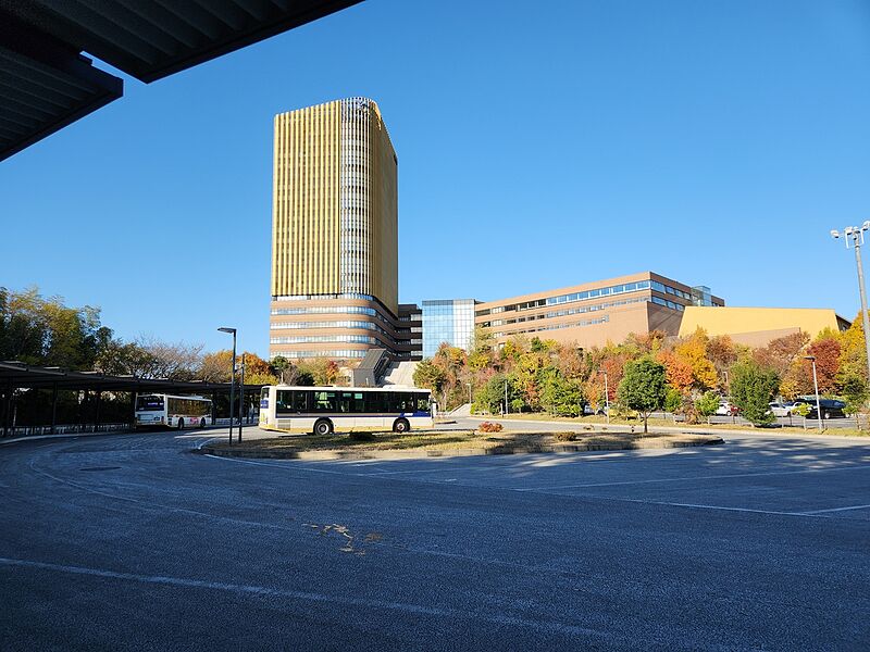 ファイル:帝京大学構内バス停留所.jpg